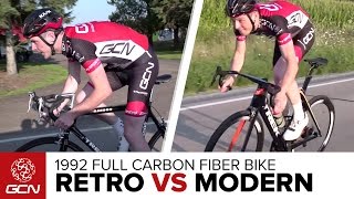 1992 Vs 2016 How Does One Of The First Full Carbon Fiber Bikes Ride  Retro Vs Modern [upl. by Jaddan]