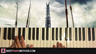 HOW TO PLAY  The Lord Of The Rings  Isengard Theme Piano Tutorial Lesson [upl. by Poler189]