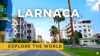 🇨🇾 Driving in LARNACA 4K Cyprus [upl. by Natassia]