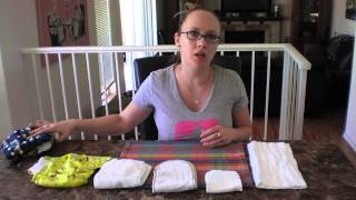 How To Super Stuff Your Pocket Diapers Using Prefolds and Inserts [upl. by Iver]