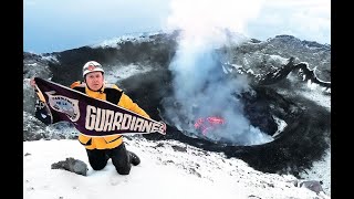 Alpinistas graban video del cráter del Popo en erupción [upl. by Adiol]