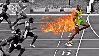 Evolution of Usain Bolts Speed 20042017 [upl. by Kendall]