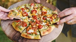 How to Make Basil Pesto Pizza [upl. by Argent]