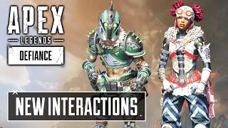 New Octane Lifeline Interactions Voice Lines  Apex Legends [upl. by Delainey]