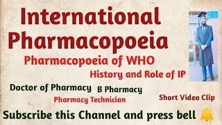 International Pharmacopoeia by WHO  Universal Standard of Medicines PharmacistTayyebOfficial [upl. by Gui]