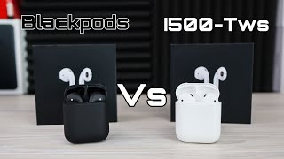 Best Fake Airpods i500 TWS vs Blackpods Review [upl. by Enrica]