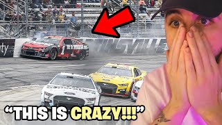 Ross Chastain quotWall Ridequot  Drivers POV Radio Reactions Martinsville 2022NASCAR Playoffs [upl. by Ethelin]