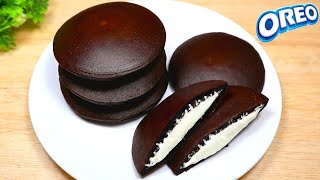 DORAYAKI OREO CUMA 4 BAHAN  DORAYAKI SUPER LEMBUT DAN ENAK [upl. by Aenel171]