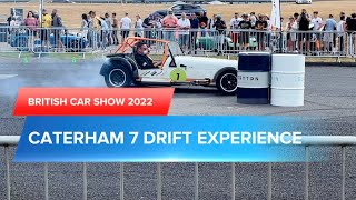 BRITISH MOTOR SHOWCATERHAM DRIFT EXPERIENCE 2022motorshow2022 caterham [upl. by Matty962]