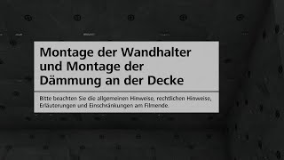 Vorgehängte hinterlüftete Fassade Unterkonstruktion  Wandhalter und Dämmung an der Decke StoVentec [upl. by Annirtak]