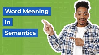 Word Meaning in Semantics  Types  Examples [upl. by Lafleur17]