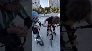 Twopark amp beestrong 👌💪💪 bmx romania bmxtips bike home bmxadvice tricks cluj skatepark [upl. by Hesper]