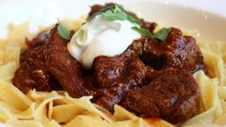 Beef Goulash  Hungarian Beef Goulash Recipe  Paprika Beef Stew [upl. by Oidivo567]