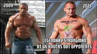 At 46 KNOCKS OUT OPPONENTS  LEGENDARY MARIUSZ PUDZIANOWSKI in BUSINESSES 2023 HD [upl. by Bbor22]