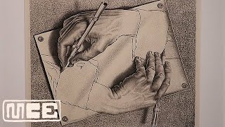 MC Escher Drawings at the National Gallery of Victoria [upl. by Ama]