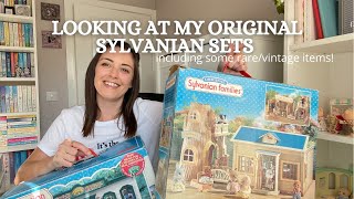 Looking at My Old Sylvanian Sets Vintage  Rare Items  Sylvanian Families Calico Critters [upl. by Peregrine]