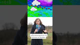 Luftmassengrenze ab Wochenmitte wetteronline wetter schnee [upl. by Harness]