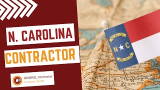 How To Get a General Contractor License in North Carolina [upl. by Pascal72]