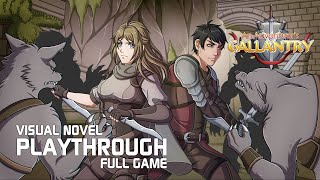 An Adventurers Gallantry  Visual Novel Playthrough 1080p60 [upl. by Yebot]