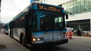 Thru The Hills Aboard TCAT 2018 Gillig Advantage LF40 1810 On The 14 To Cayuga Med Ctr • 12202023 [upl. by Lilaj]