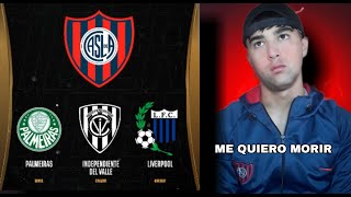 HINCHA DE SAN LORENZO REACCIONA AL SORTEO DE LIBERTADORES 2024  IMPOSIBLE [upl. by Eizdnil]