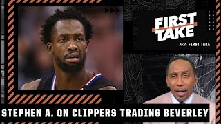 Stephen A reacts to the Clippers acquiring Eric Bledsoe after trading Beverley Rondo and Oturu [upl. by Jeniffer]