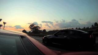 2012 Nissan GTR stock vs 2005 Ford GT with Heffner pulley and tune [upl. by Ojyram680]