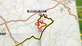 Parcours  Route  La Flèche Wallonne 2017 [upl. by Post]