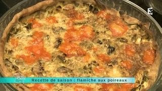 Recette de saison  flamiche aux poireaux [upl. by Dunson711]