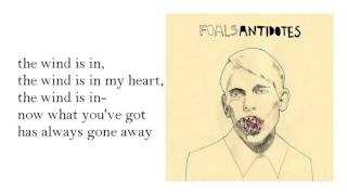 foals  cassius lyrics [upl. by Madelaine]