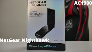 NetGear NIghtHawk AC1900 Adapter SpeedTest [upl. by Alvina]