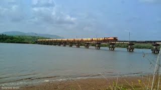 Alco Days  06601 Madgaon  Mangaluru Central Exp Special  Scenic Aghanashini river  Kumta KR [upl. by Atla]