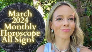 MARCH 2024 HOROSCOPE All Signs Eclipse Season is Back amp Venus in Pisces Sweetens the Deal [upl. by Shreeves183]