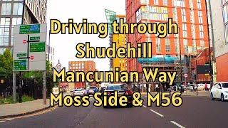 Driving through Shudehill Mancunian Way amp Moss Side [upl. by Erbma]