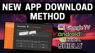 New App Download Method Android TV [upl. by Krauss]