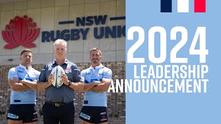 Presser 2024 Waratahs leadership announcement [upl. by Anawek]