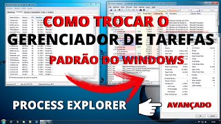 Como trocar o Gerenciador de Tarefas do Windows pelo Process Explorer [upl. by Aissac195]