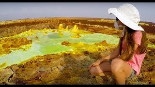 Ethiopia  Danakil Depression  Erta Ale Volcano [upl. by Rivkah480]