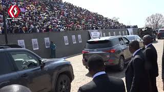 President Mnangagwa and VP Chiwenga Leaving Heroes acre [upl. by Giesecke]