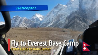 From Lukla to Everest Base Camp by Helicopter [upl. by Hanafee]