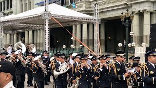 GALLARDA ESCUELA POLITÉCNICA  Llegada de la Banda Sinfónica Marcial del Ejército de Guatemala 2023 [upl. by Londoner838]