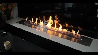 AFIRE Bio Ethanol Burner Inserts the Art of Contemporary Ventless Fireplaces [upl. by Eisele]