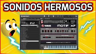 YAMAHA MOTIF XF8 Para Kontakt Sonidos Hermosos 2024 [upl. by Mufi]