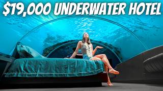 We Slept in the Worlds Most Expensive Underwater Hotel [upl. by Rosemare813]