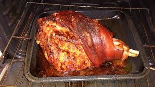 Receta de Pernil al Horno paso a paso [upl. by Ecirum89]