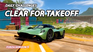 Forza Horizon 5 Daily Challenges Clear For Takeoff  Earn 3 Stars at the Runway Danger Sign [upl. by Anileuqcaj]