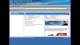 Agent Email and Chat Demo  Cisco Unified CCX 106 [upl. by Perri]