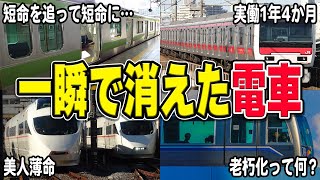 一瞬で廃車になってしまった、短命すぎるかわいそうな鉄道車両を厳選10選紹介！ [upl. by Enelaehs727]