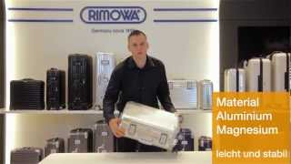 Rimowa Koffer aus Aluminium Magnesium  die leichtesten AluKoffer auf dem Markt [upl. by Temp]