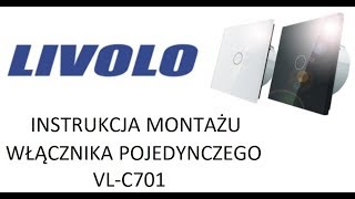 LIVOLO INSTRUKCJA WWC701  VLC701 [upl. by Aitra]